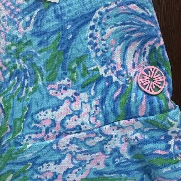 Lilly Pulitzer UPF 50+ Luxletic Zadora High Rise Skort Las Olas Aqua S NWOT💗 - Picture 5 of 6